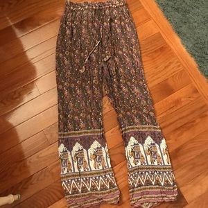 Flowy Patterned Pants